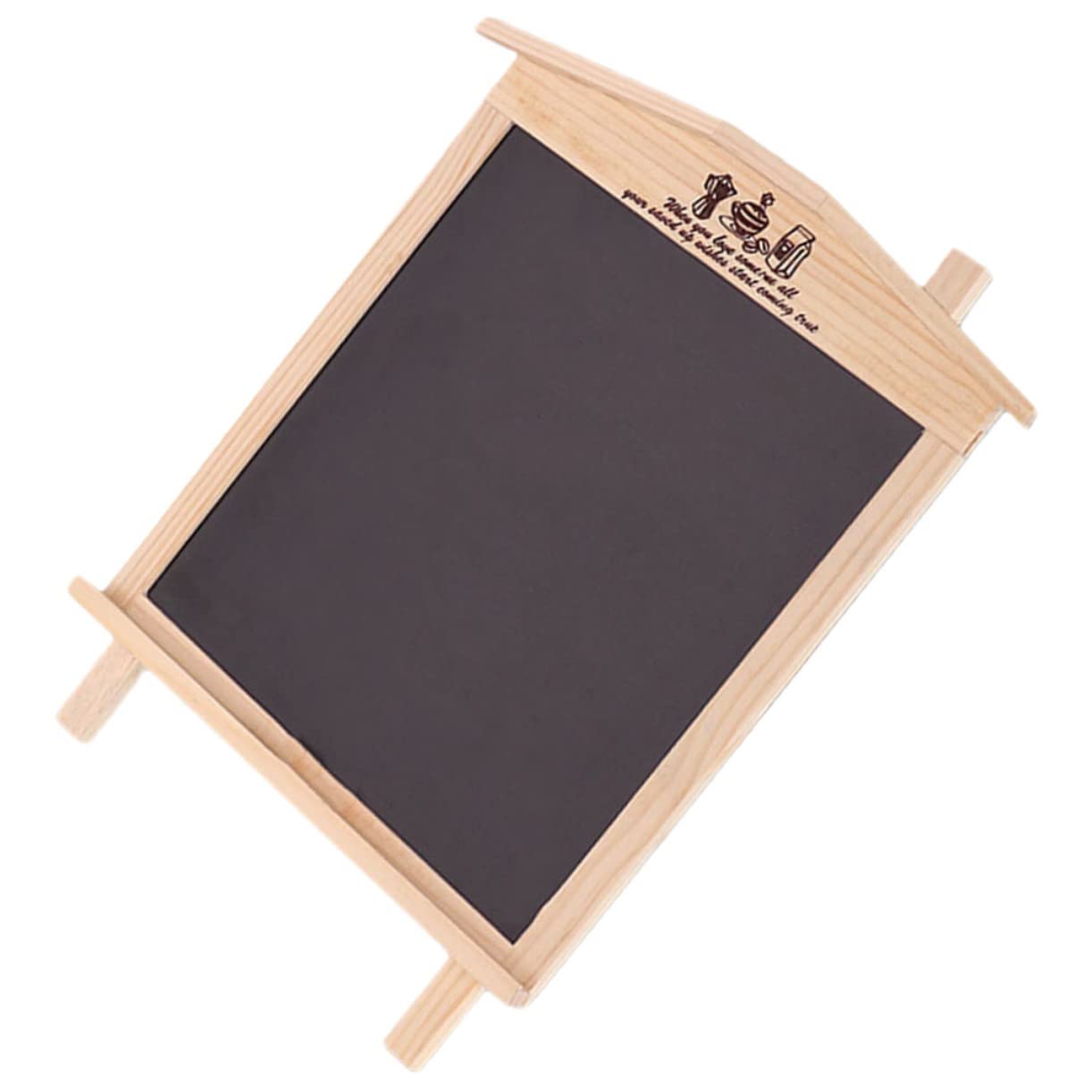 DOITOOL Erasable Chalkboard Sign Solid Base Decorative Message Board for Home Office Magnetic Small House Blackboard