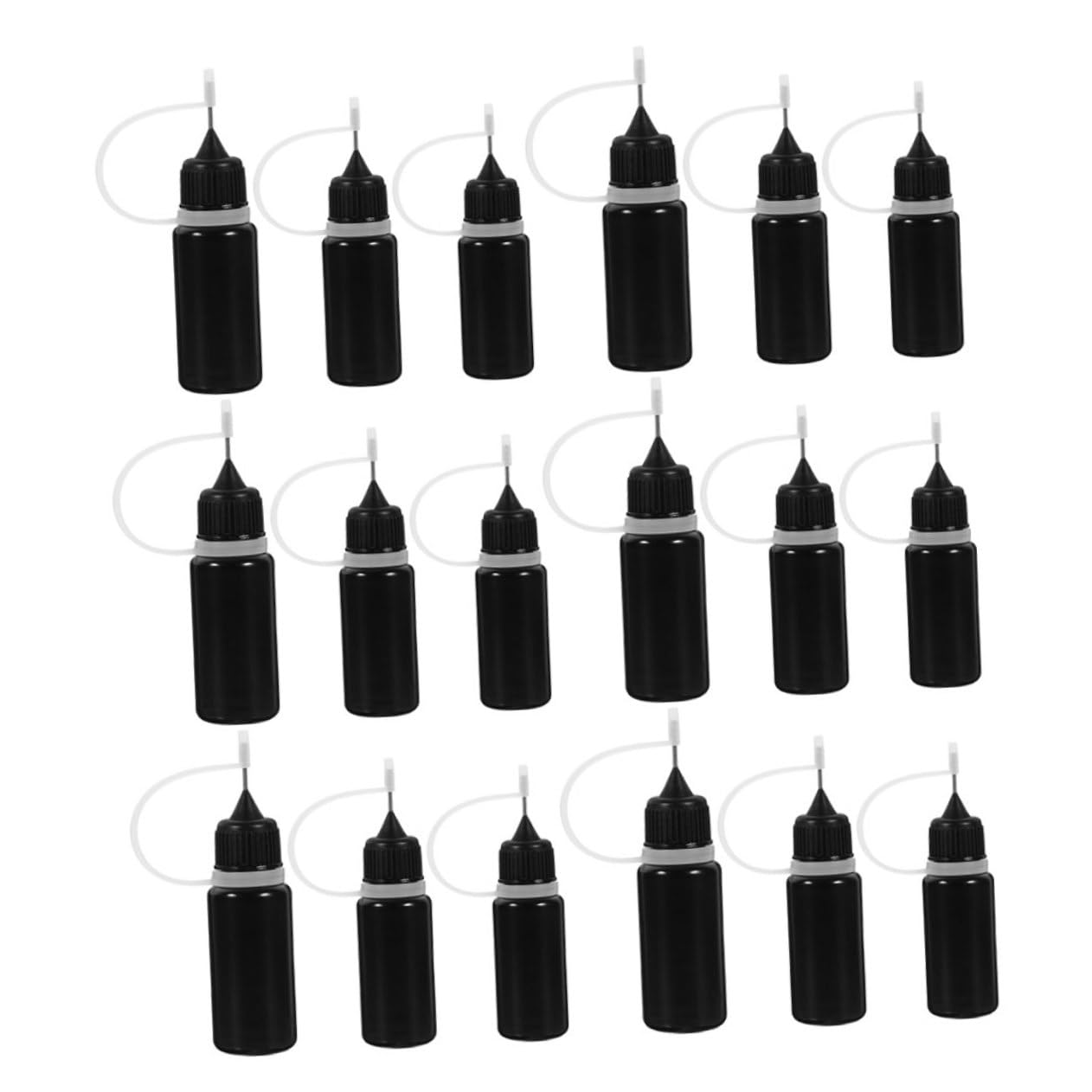 OUNONA 60piezas Botellas De Aplicador De Precisión Para Pegamento Líquido Botellas Reutilizables Para Manualidades y Proyectos Diy