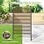 3.6ft W × 6ft H Metal Privacy Screen Outdoor Freestanding Privacy