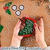 300Pcs Christmas Winter Mini Snowflakes Crafts, DIY Little Snowflake Charms, Mini Metal Snowflakes Ornaments for Crafts Tiny Small Snowflakes Crafts, Snowflake Stickers Supplies for Decorations #2