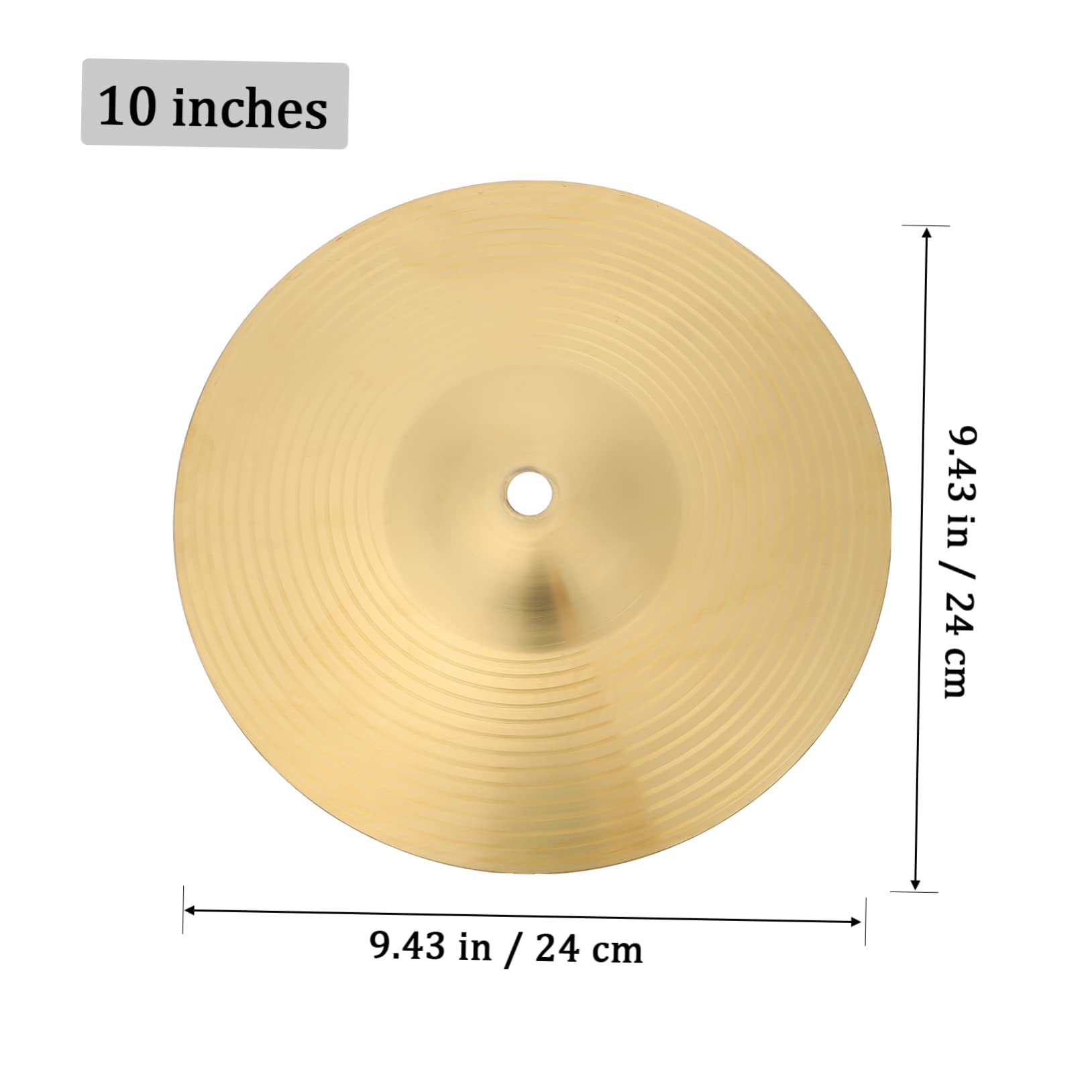 LIOOBO Practical Drum Cymbal Sound Accessory for Jazz Drum Kits for Beginners Percussionists Easy Installation Replacement
