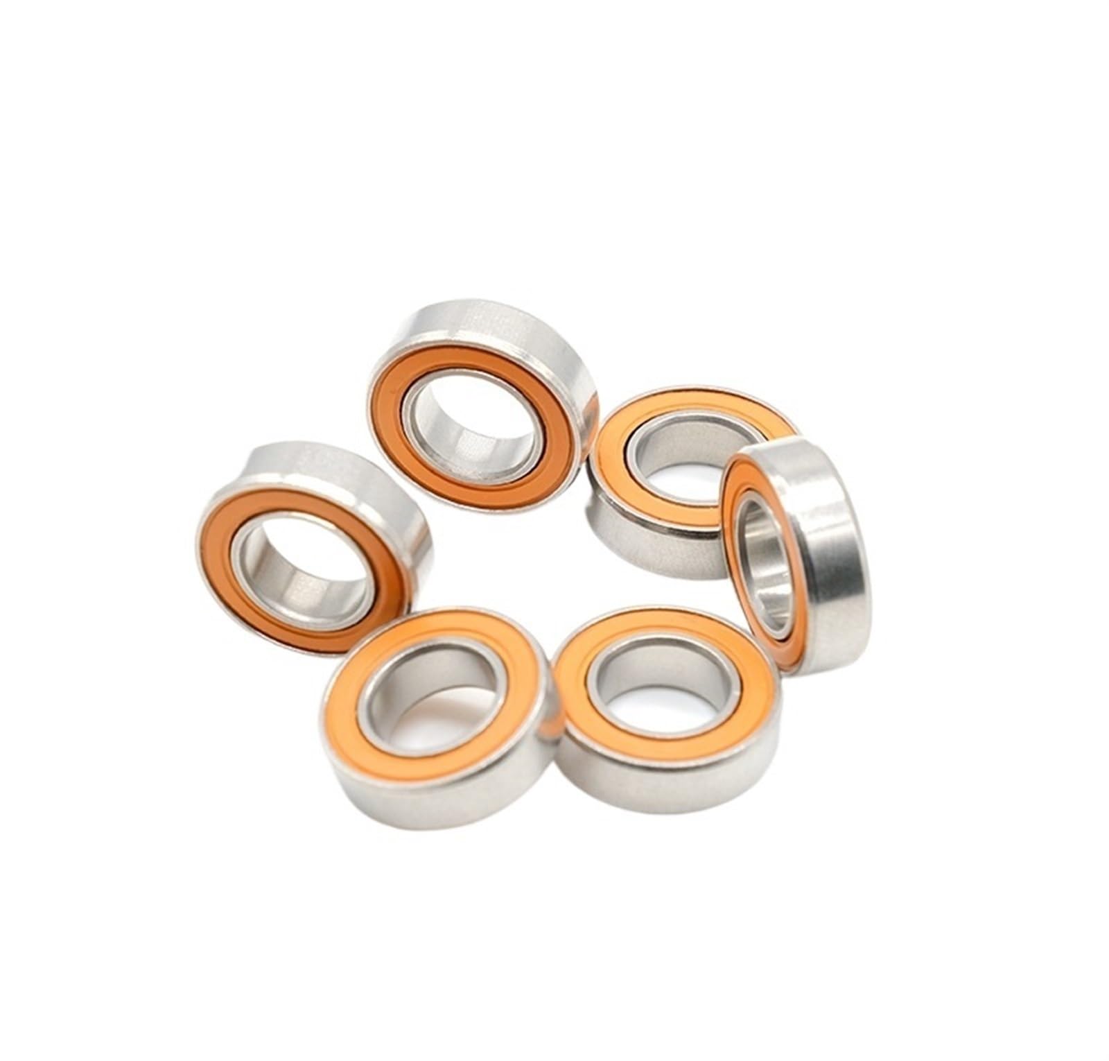 XRKJKQIDG Bimetal Seal Shield Micro deep Groove Bearing 2pcs S689-2RS 9x17x5mm ABEC-7 Stainless Steel Hybrid Ceramic Ball Bearings