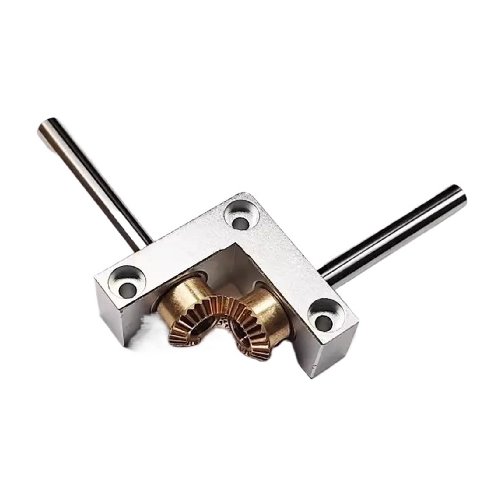 Miniaturowy rotator kątowy Mały 90 stopni 1:1 Przekładnia Stożkowa Komutator Model Skrzynia biegów Moduł DIY(4mm to 4mm)