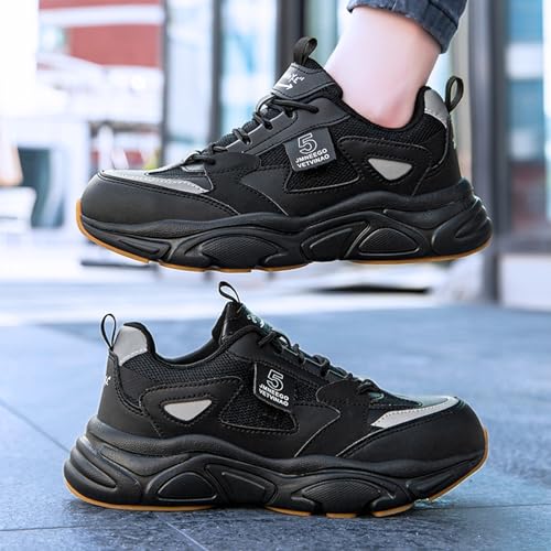Image of Nutropa Steel Toe Boots for Men, Lightweight Safety Work Shoes, Comfortable Breathable Composite Toe Boots Slip-Resistant Indestructible Shoes