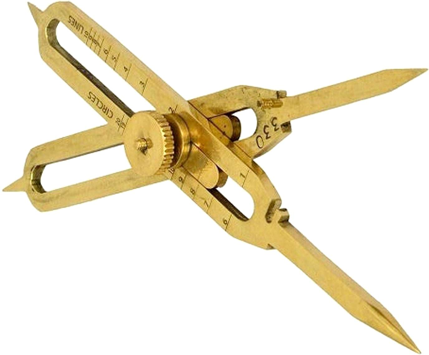 Divisore in ottone massiccio 15,2 cm strumento professionale da disegno proporzionale