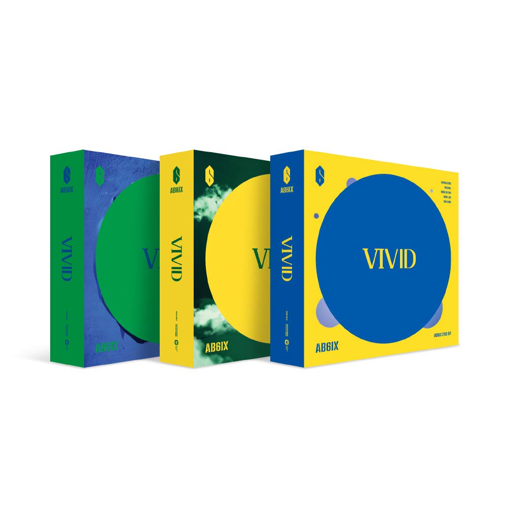 Brandnew Music AB6IX - VIVID (2nd EP) Album+Pre-Order Benefit+Folded Poster+Extra Photocards Set (D ver.)