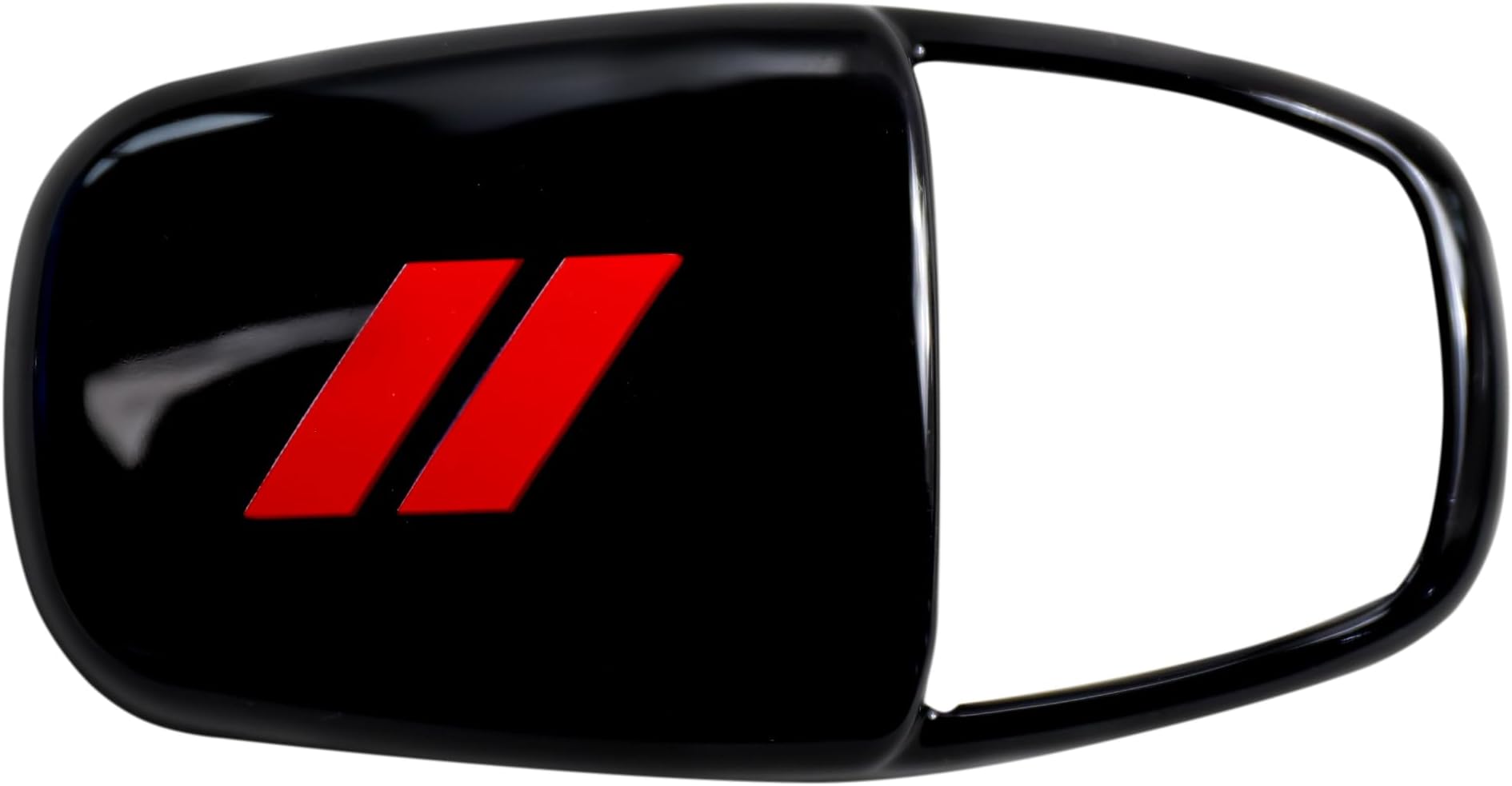 for Dodge Charger 2015-2023 Challenger 2015-2024 Durango 2016-2026 Accessories Interior Gear Shift Knob Cover Trim Protector Cap (Glossy Black+red)