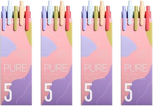 Miniatura 9 de Erofa KACO - Bolígrafos de tinta de gel retráctiles pura, varios colores, juego de bolígrafos de gel de punta fina de 0.020 in para pintura