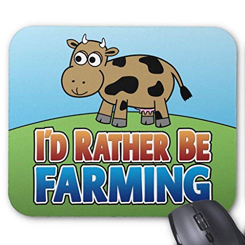 Preisvergleich Produktbild I'd Rather Be Farming! (Virtual Farming) Mouse Pad