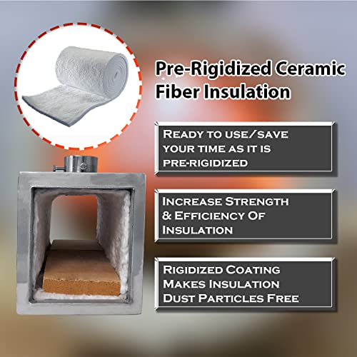 Simond Store PF-20 Propane Gas Forge Double Burner, 2600F Rated, Blacksmithing Forge Knife Making Farrier Forging Blacksmith Tools Equipment thumb #4