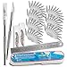 Produktbild Tritart Skalpell Set I Hobbymesser Set 2 Skalpelle 70 Ersatzkingen in 2 Boxen 15cm Lineal 1 große Sicherheitsbox zur Aufbewahrung I für DIY Projekte und Basteln I Präzision
