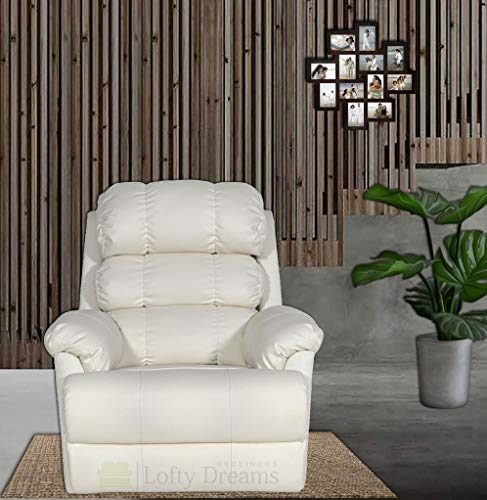 Image of Lofty Dreams Elegant Recliner Sofa 1 Seater - Supreme Comfort, Durable Manual Recliner Chair Design, and 5-Year Warranty for Reliability