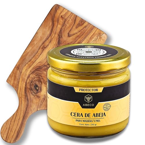 Opiniones de Ceras de abejas los mejores 10. 41 CORTEZA DE CEIBA | CERA DE ABEJA PREMIUM (250ml) - BEESWAX - CERA PARA MADERA Y CUERO, CERA PARA MUEBLES, ZAPATOS, TABLAS DE PICAR, ARTICULOS DE PIEL - CERA GRADO ALIMENTICIO.