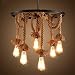 Produktbild CN Kronleuchter Designer American Village Retro Hanfseil Kronleuchter Nordic Iron American Industrial Hanf Kronleuchter,Mit Lichtquelle