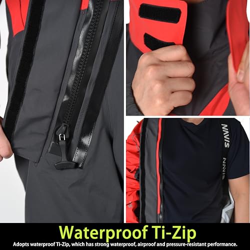 image for FWG Men's 3L-Gore Pro Tex Dry Suit – Waterproof, Breathable, Durable