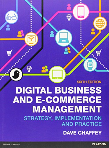 Digital Business and e-Commerce Management Digital Business and e-Commerce Management