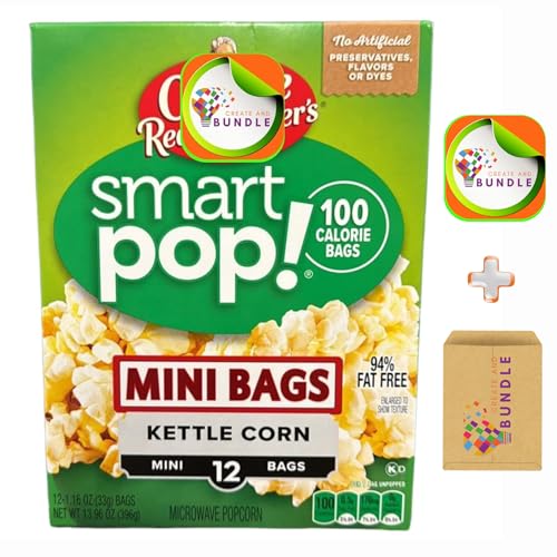 Orville Redenbacher's SmartPop! Kettle Corn Microwave Popcorn, Mini Bags, 1.16...