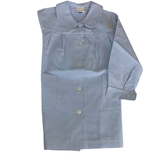 MAHAVIRA Baby Escolar Para Guardería y Colegio, Bata Escolar para niño o niña fácil de poner y Quitar con Bolsillos (Talla 6)