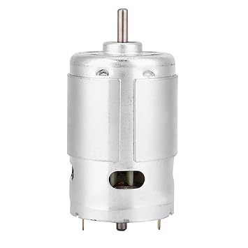 A K Homes -12v Dc Motor, 5mm / 0.2in Shaft Diameter DC12V -24V Positive and Negative Rotation 12 Volt Motor for Cutting Machines for Lathes for Belt Conveyors