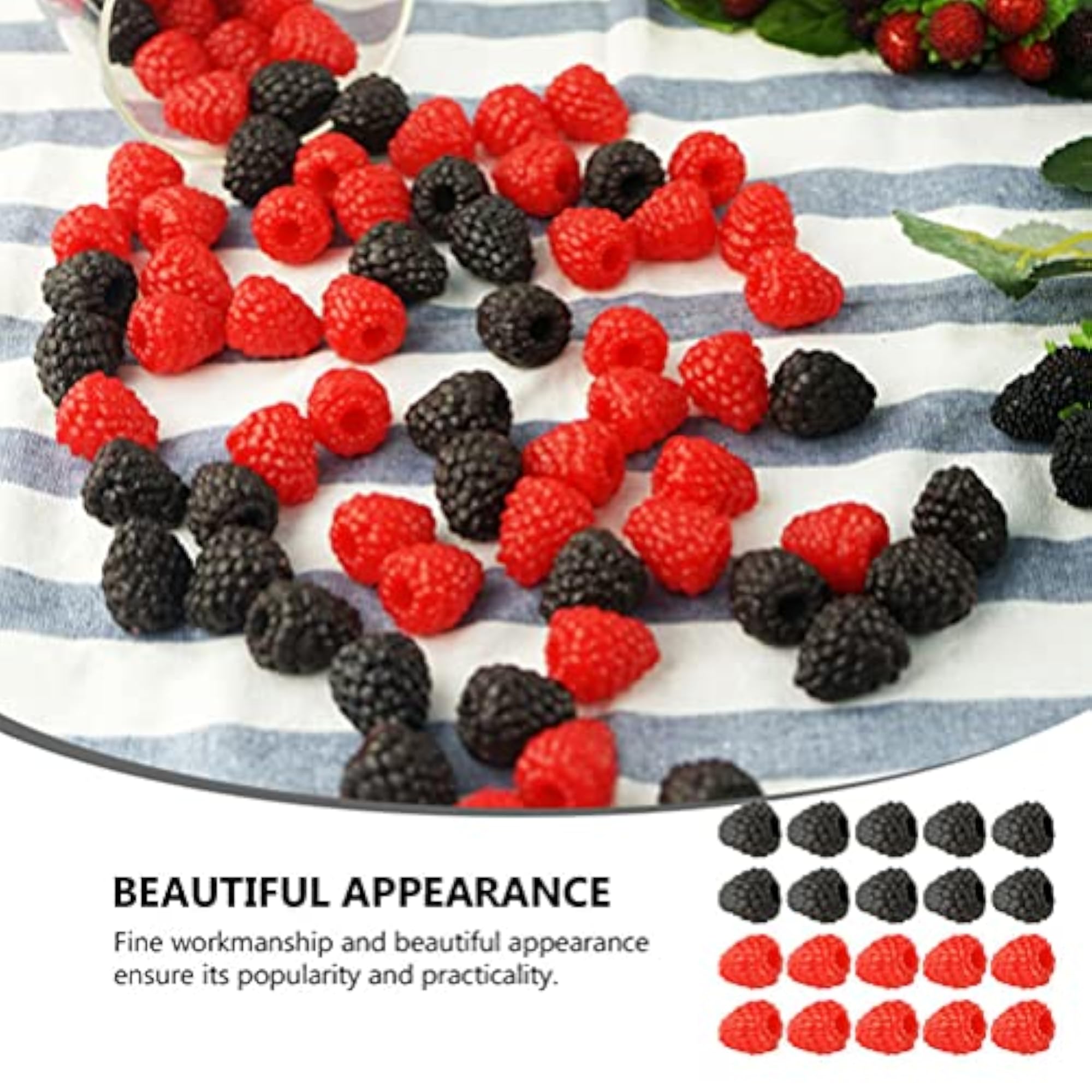 20pcs Artificial Strawberries for Home Decoration