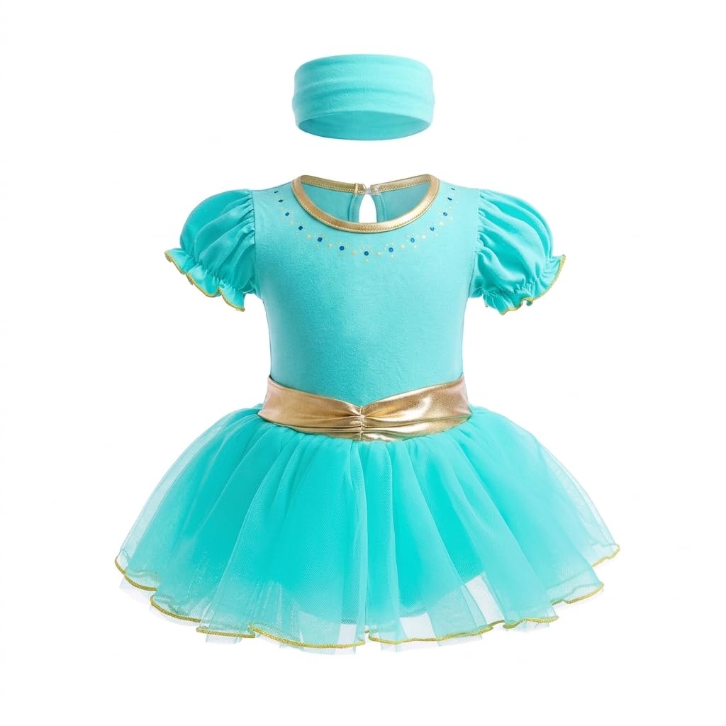 Lito Angels Baby Girls Princess Exotic Dress Costume, Age 12-18 Months, Green
