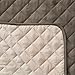 Home Fashion Designs Reversible Loveseat Protector. Furniture Protector for Living Room with Secure Straps. Furniture Protectors for Kids, Dogs and Pets. (Love Seat, Fossil Brown/Birch)