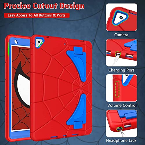 Case For 10.2 Inch Ipad 9Th/8Th/7Th Generation 2021/2020/2019 Shockproof Rugged Protective Cover With Stand For Kids #TOP1