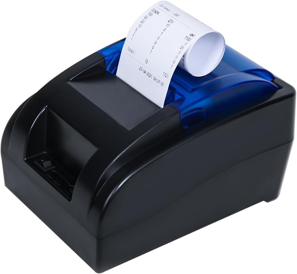 GOBBLER 58mm (2 inches) Direct Thermal Printer for Bill Printing, USB Wired - Monochrome Desktop