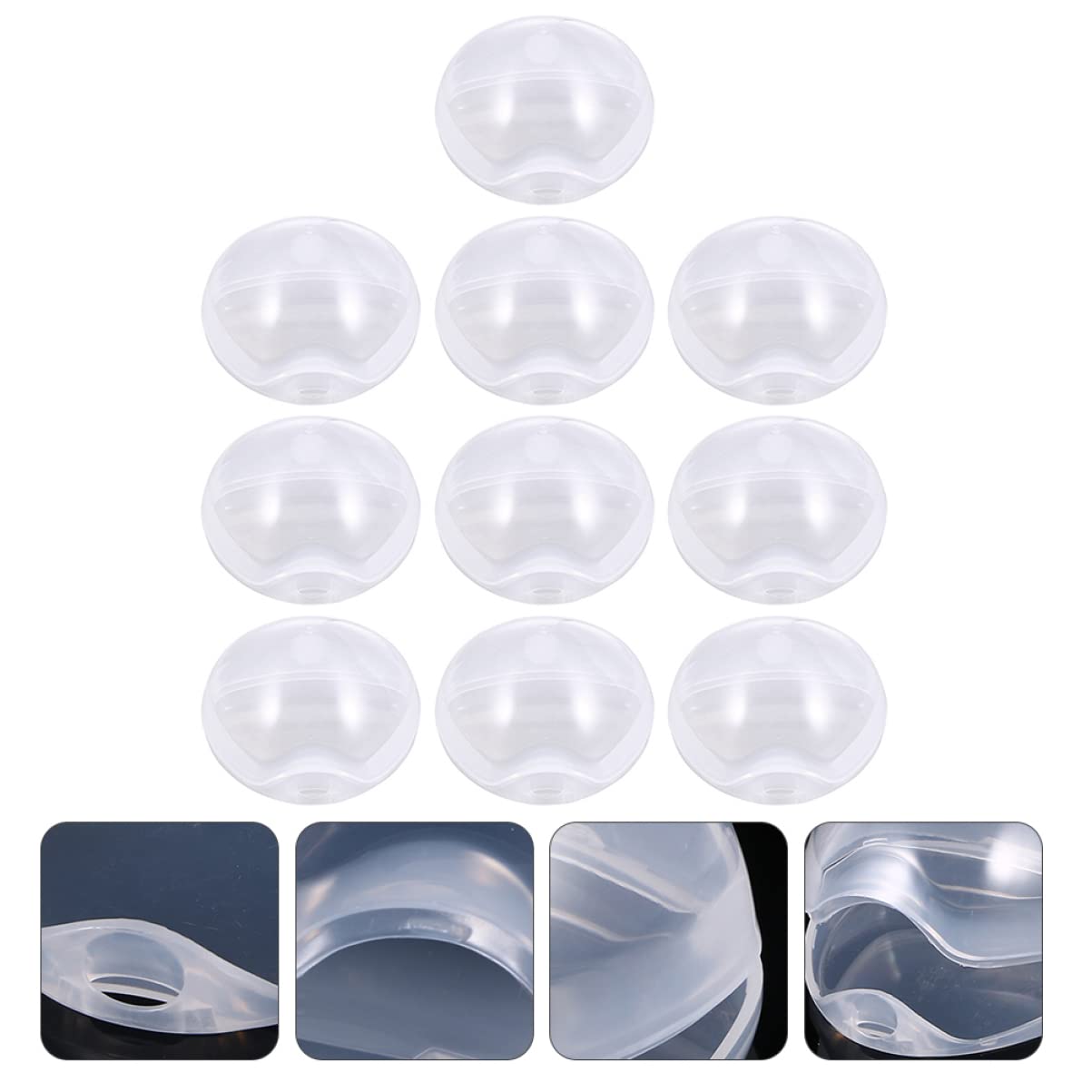 RORPOIR 10pcs Baby Pacifier Case Cover Storage Box Container Holder for Portable Baby Medicine Pacifier
