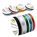 EuTengHao 10 Packs Crystal String 0.8mm Elastic String Elastic Cord Stretchy Bracelet String Bead Cord for Bracelet, Beading Jewelry Making（10 Colors, 150m）