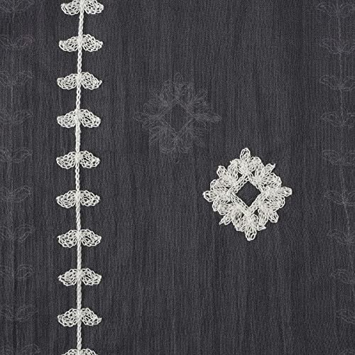 YOLAI Lightweight Floral Voile Scarf For Women Lightweight Floral Birds Print Cotton Scarves Wraps For Summer3