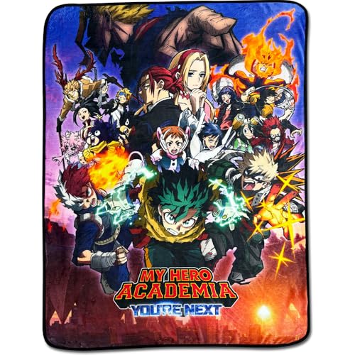 Great Eastern Entertainment My Hero Academia Youre Next - Key Visual Blanket 46 W x 60