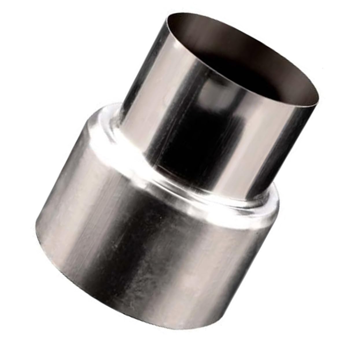Flue Reducer Adapter, Stove Pipe Reducer 75mm to 60mm, 304 Stainless Steel Chimney