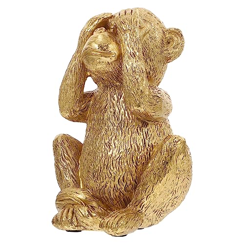 Figura Decorativa de Resina Mono Moderno