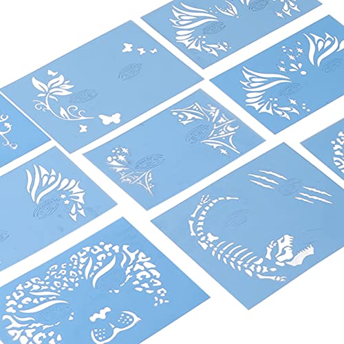 Kit di Stencil per il Viso, Grandi Stencil