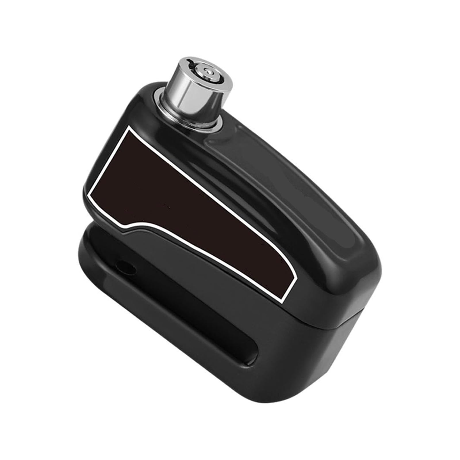 Puayqbvy Black Handlebar Lock Motorcycle Alarm Disc Brake Lock Wheel Disk Padlock Security Waterproof Anti-Theft Scooter Alarma