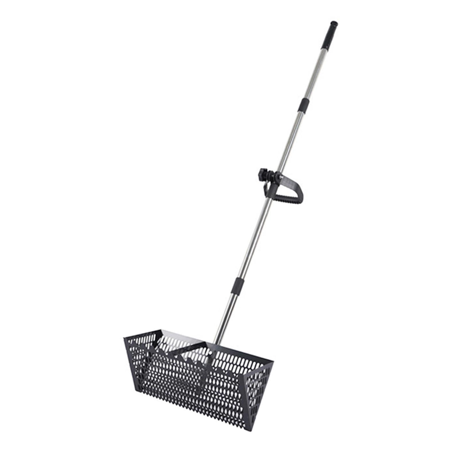 Rastrillo de Arena Extensible, Pala para Arena de Gato con Mango Telescópico, Tamizador Ligero, Grande Y Resistente.
