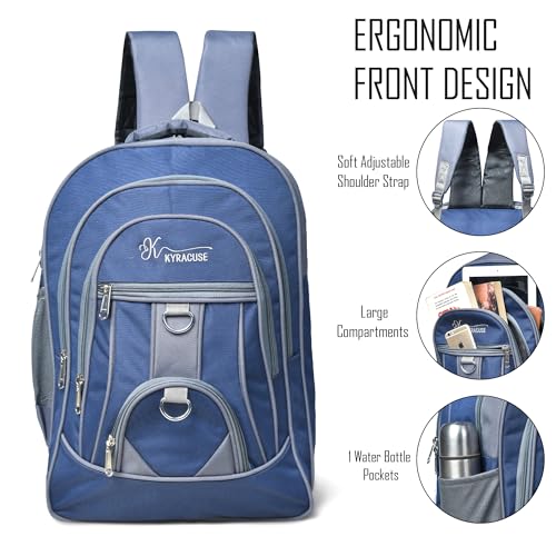 Image of 35L Pink Laptop Bag Backpack for menंWomen Boys and Girls Luggage Travel Bags with 17.3 inches And School Bag Laptop Compartment
