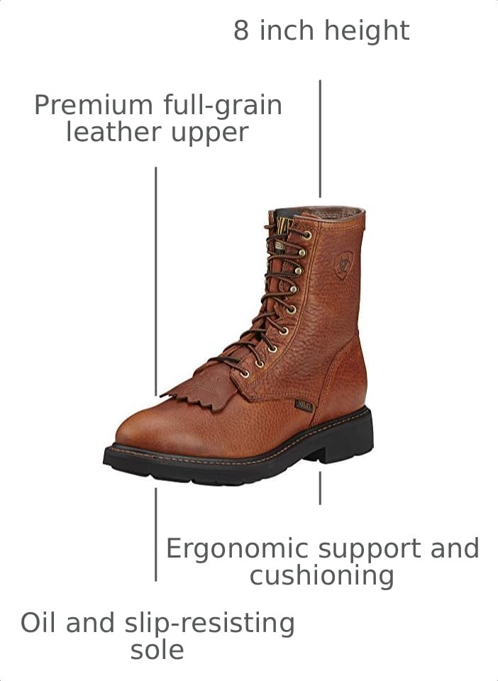 Image of Ariat Men's Cascade 8 inch Work Boot