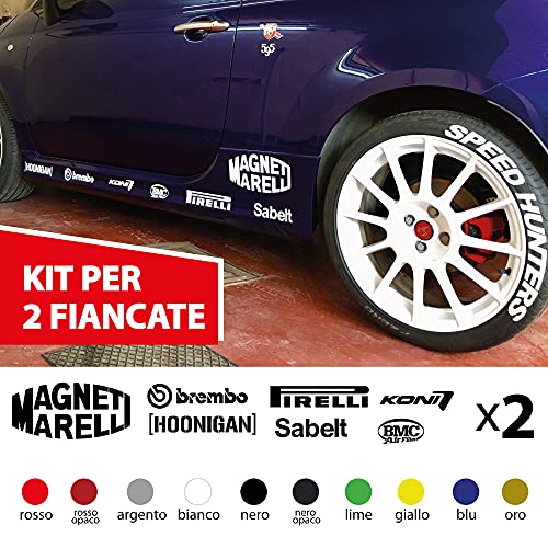PUMU Kit Adesivi Sponsor Tecnici Auto Tuning