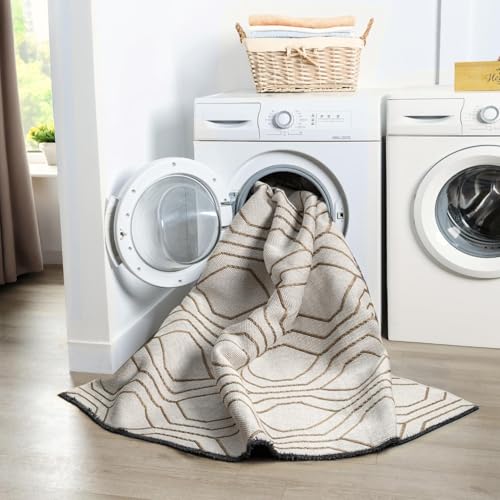 Tapete LUXE WEAVERS blanco 9x12 lavable antideslizante miniatura 4