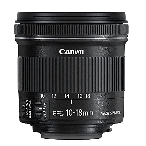 Canon EF-S Objectif 10-18mm f/4,5-5,6 is STM Noir