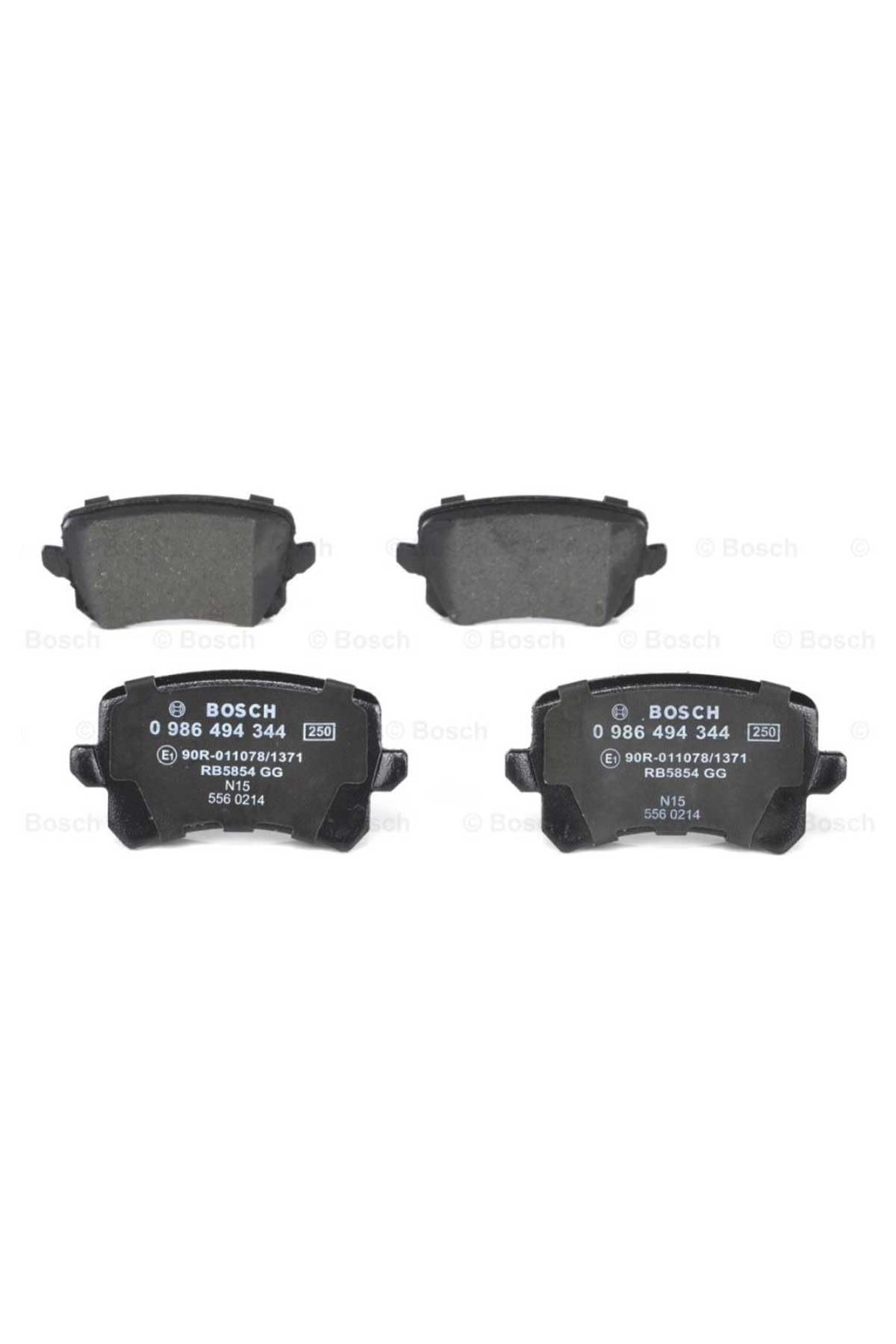 Audi A6 ile uyumlu (C6) Arka Fren Balatası 2005-2011 Bosch Takım