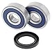 All Balls Racing Wheel Bearing Kit 25-1446 Compatible With/Replacement For Honda CX500TC Turbo 1982, CX650T Turbo 1983