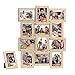 Produktbild SONGMICS Bilderrahmen Collage für 12 Fotos je 10 x 15 cm (4 x 6) + 1 x einzelner Fotorahmen aus MDF-Platten, Montage erforderlich, Natur RPF112Y