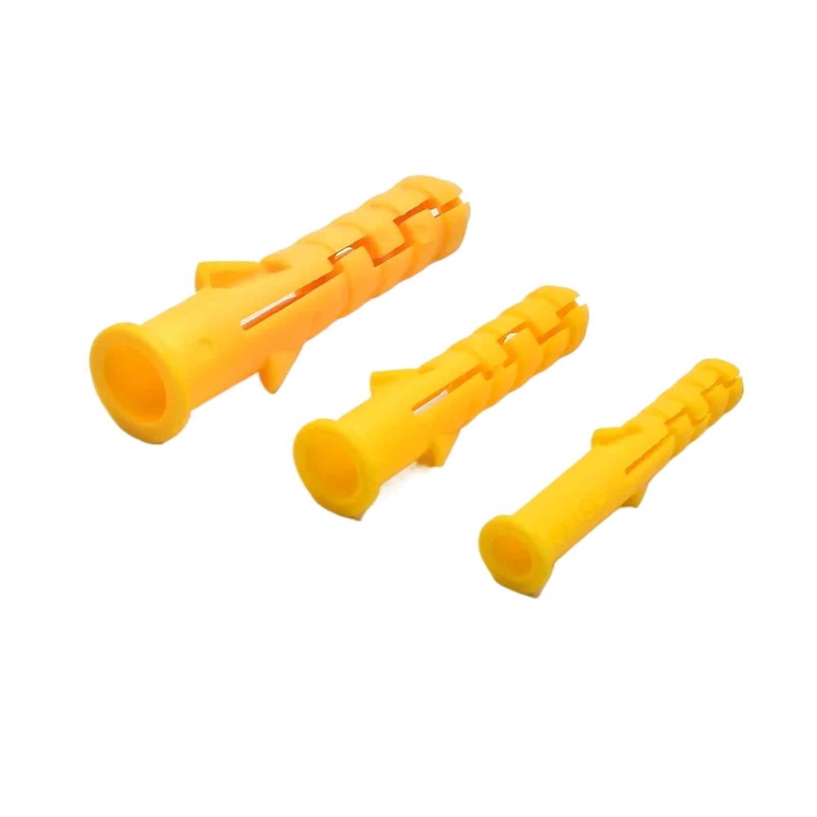 Tornillos de expansión de plástico Pack Tacos de Expansión Plástico M6 M8 M10 for Tornillos autorroscantes(50mm,M10 150pcs)