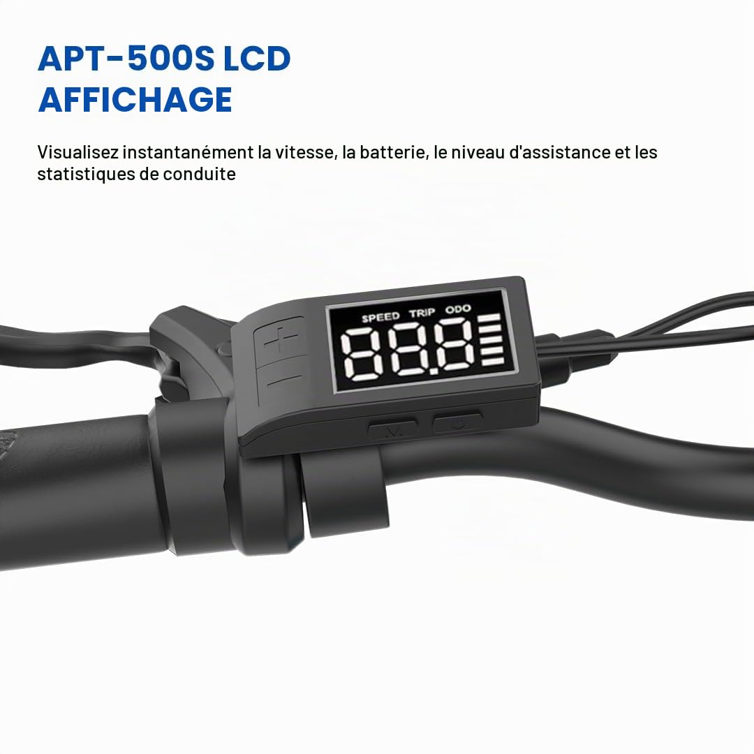 EMotorad Toledo | Vélo Électrique Pliable pour Adultes | Pneus Kenda Fat Tire 20x4" | Moteur 36V 250W | Batterie Amovible 13Ah | 5 Niveaux d’Assistance | Écran LCD