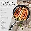Gotham Steel Modern 11 Pc Ceramic Cookware Set, Elegantly Designed Pots and Pans Set Non Stick with Steamer, Induction Bottom, Premium Stay Cool Handles, Non Toxic PFOA Free, Oven & Dishwasher Safe #2