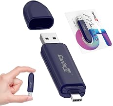 CarlinKit Mini SE Pro Wireless Android Auto & CarPlay Adapter, 2-in-1 Mini Converts Wired to Wireless Dongle for USB-C/A Plug and Play Low Latency Portable/iPhone iOS 10+ / Android 11+