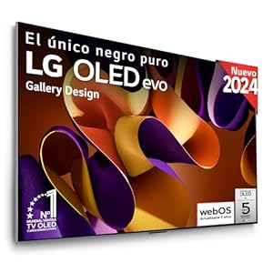 LG OLED65G45LW, 65″, OLED EVO* 4K, Serie G4, Smart TV, WebOS24, Procesador a11, Dolby Vision, Dolby Atmos, webOS 24, 3840X2160,TV Gaming, 144 Hz, Integración Pared, Negro
